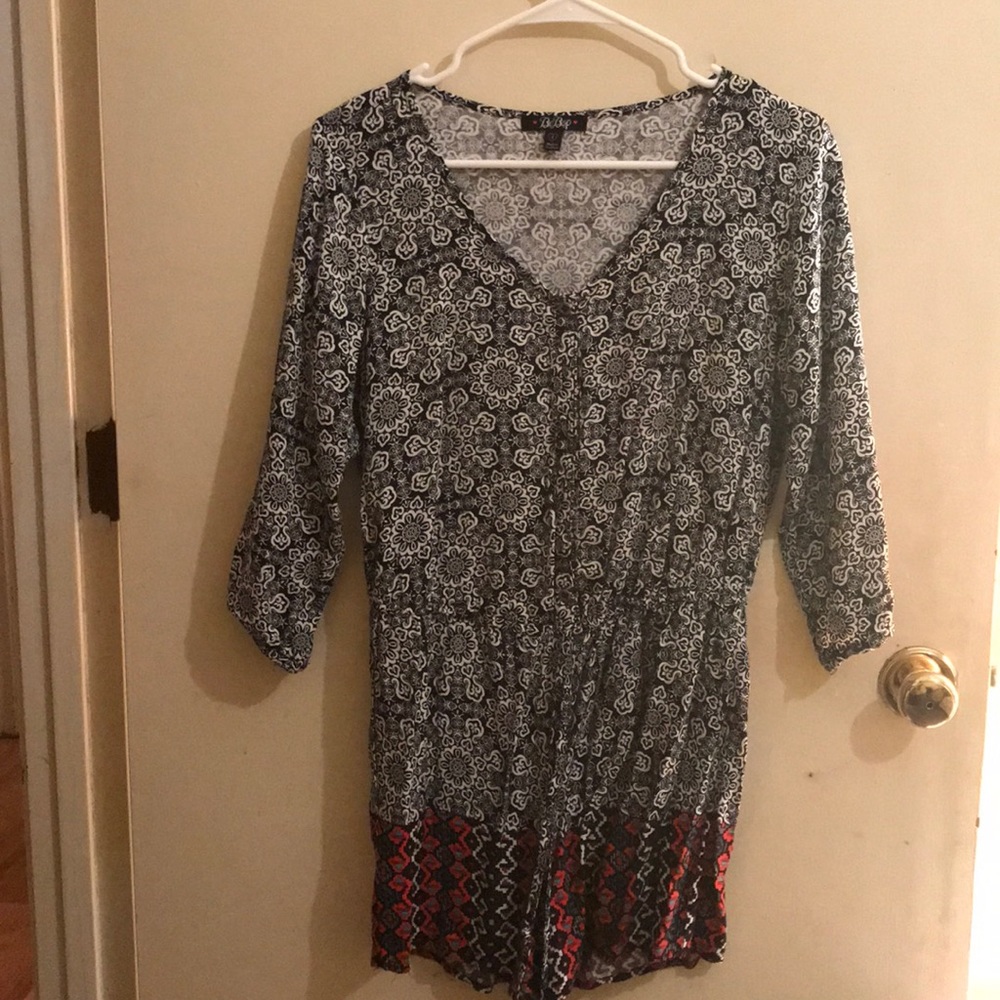 Multi color romper.